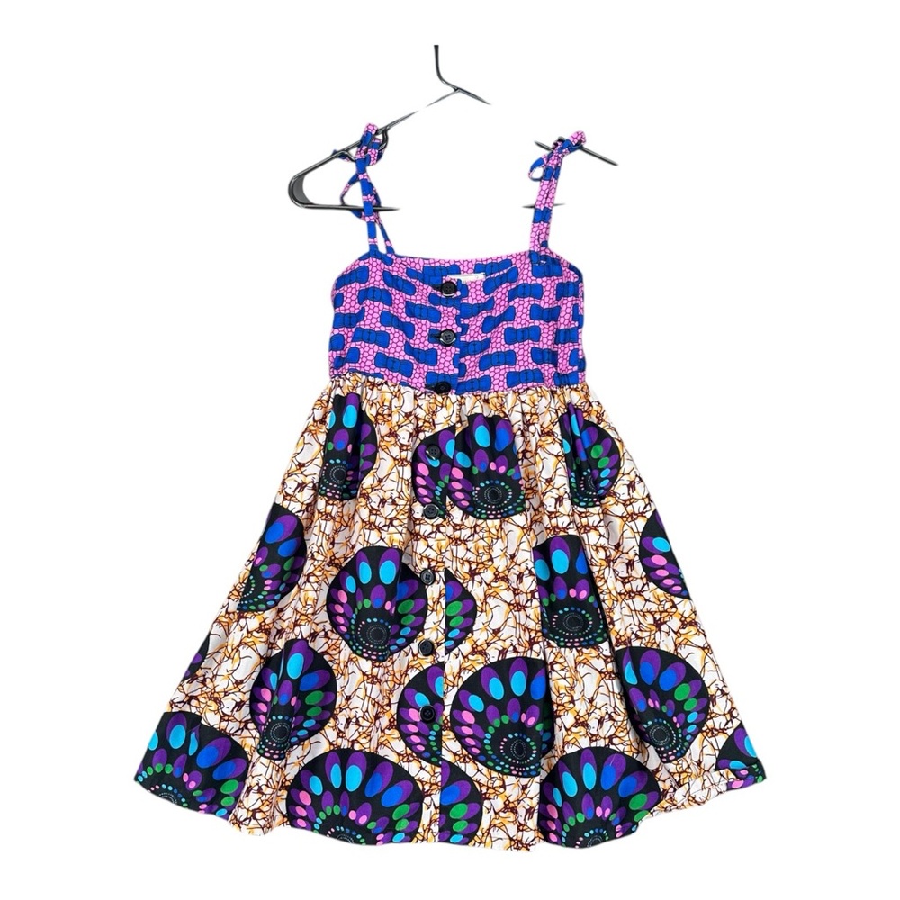 Elisamama Dress African Print Sundress Boho Artsy Print Colorful Tuckernuck